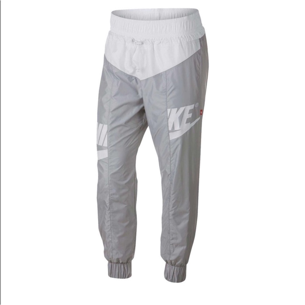 Nike Sportswear Windrunner Women’s Pants Gray AJ2976-012 Size Large Joggers